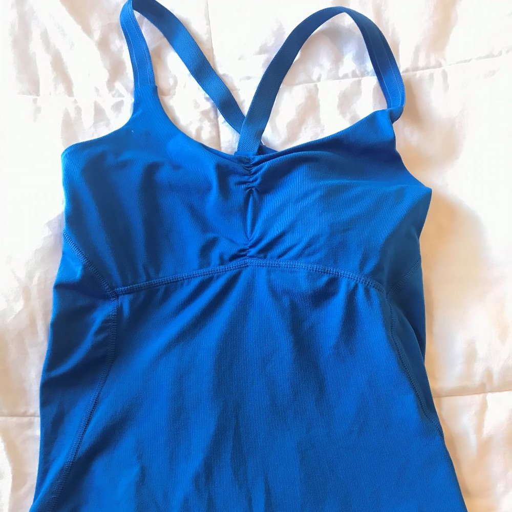 Royal Blue Addidas Top